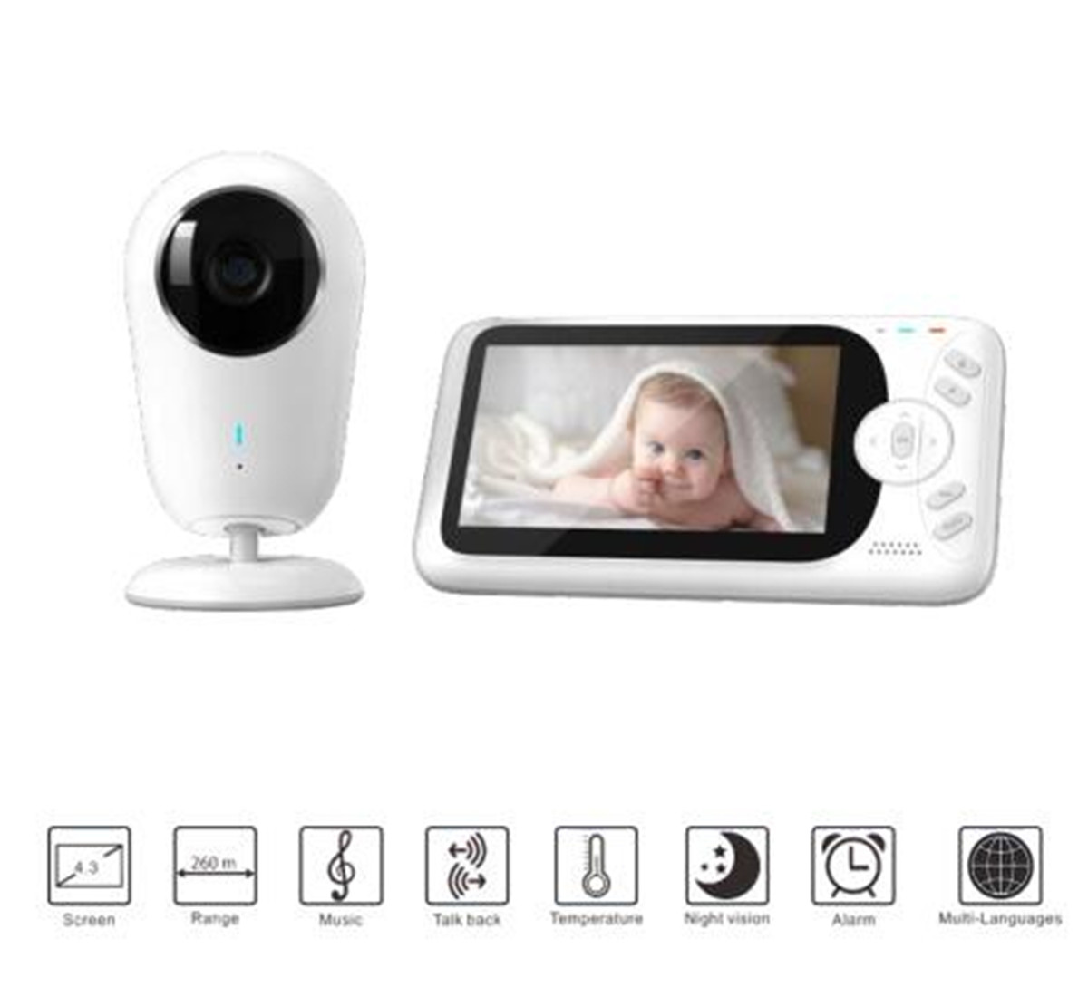 Home Security Wireless Camera - جهاز مراقبة الطفل اللاسلكي عالي الدقة