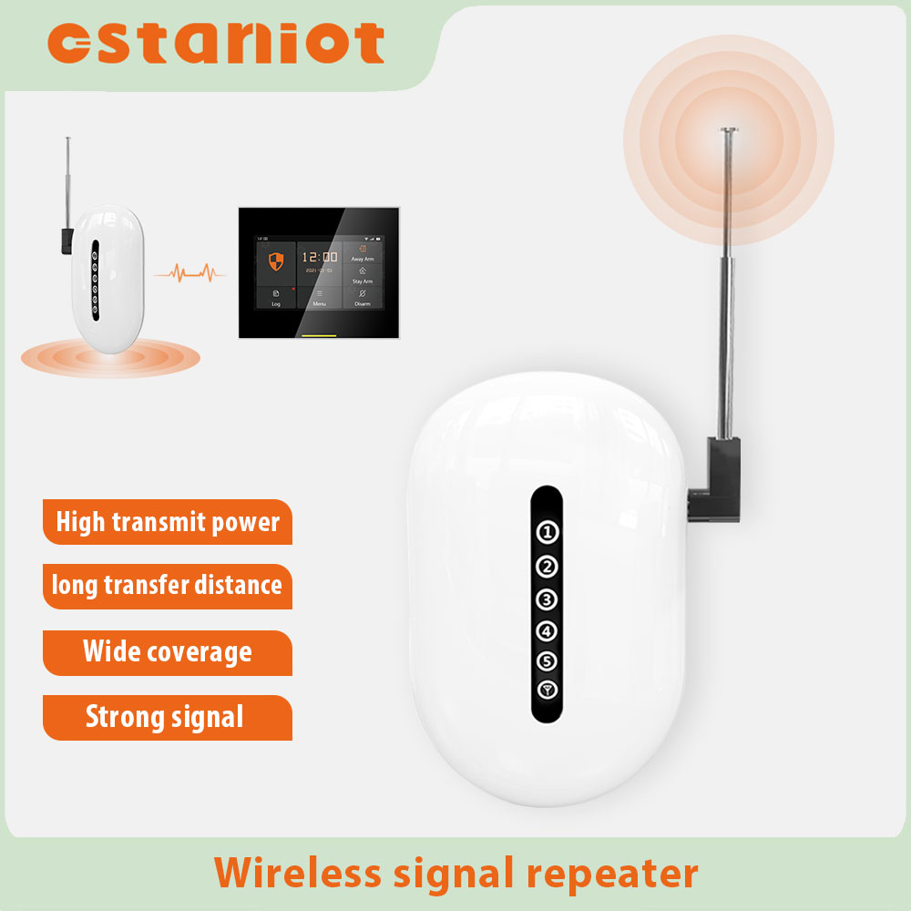 Home Security Bundle - مكرر إشارة لاسلكي بتردد 433 ميجاهرتز،