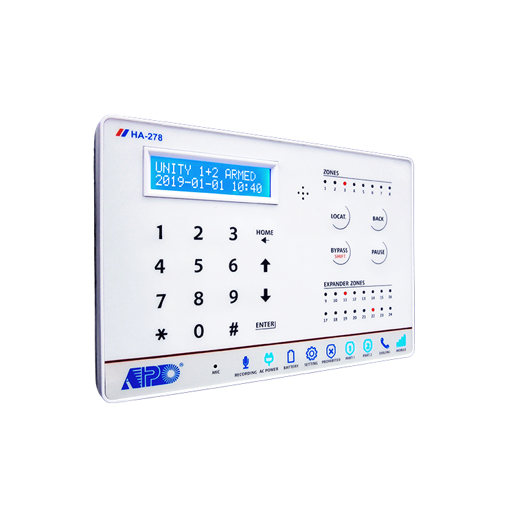 Home Security Zones - نظام إنذار أمني منزلي HA-278-D يعمل