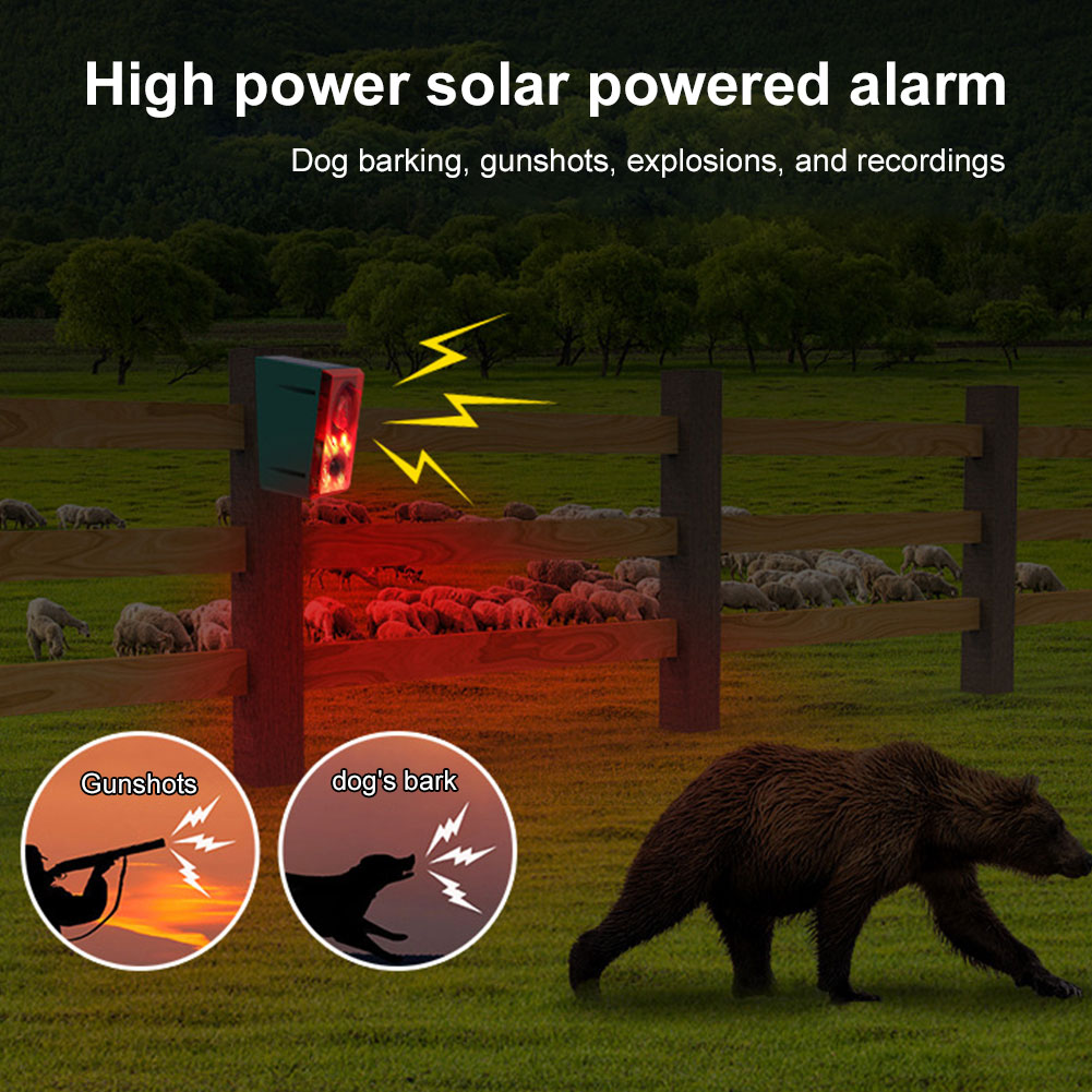 Barking Dog Alarm - جهاز إنذار خارجي يعمل بالطاقة الشمسية