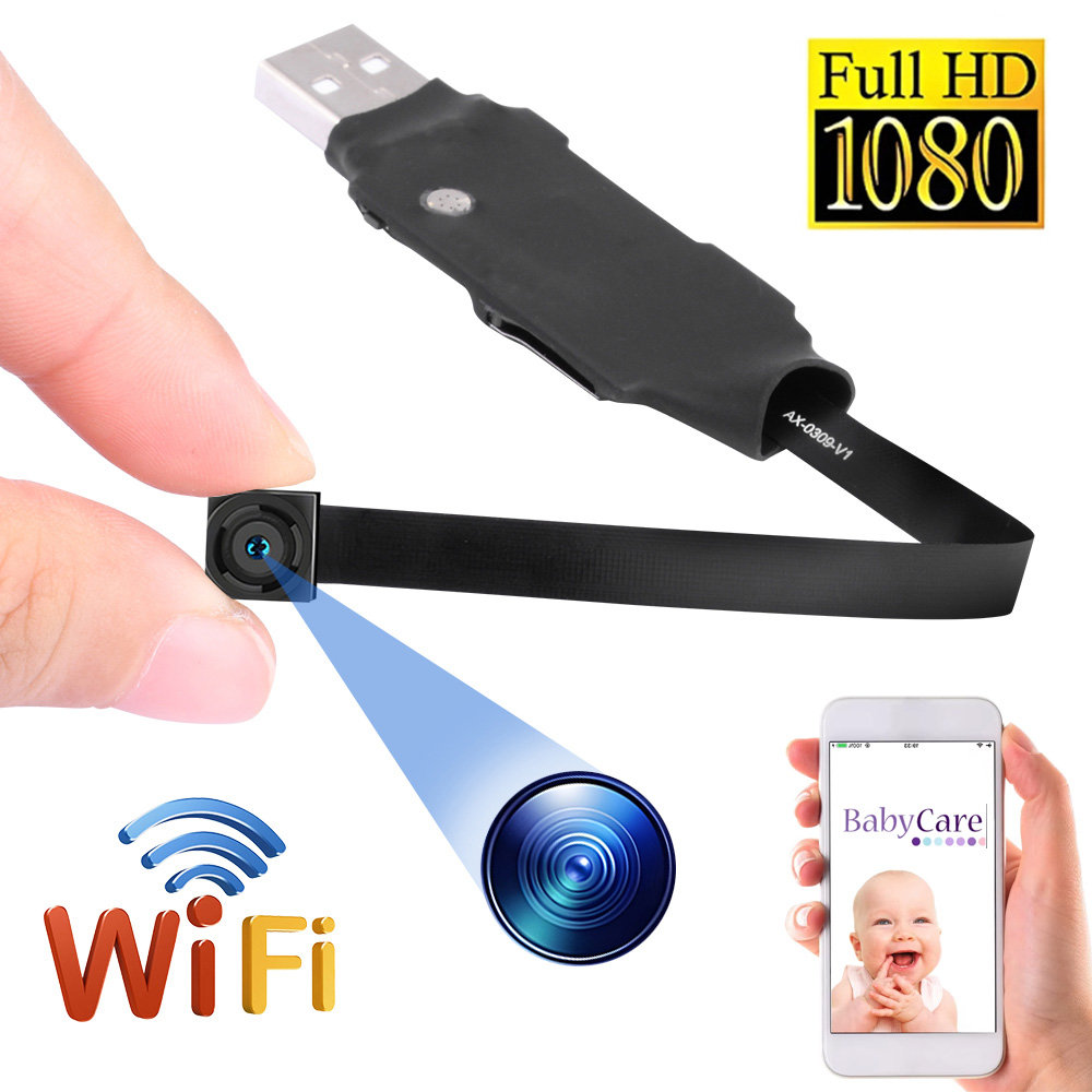 Home Security Recorder - 128GB WiFi كاميرا صغيرة 1080P لتقوم