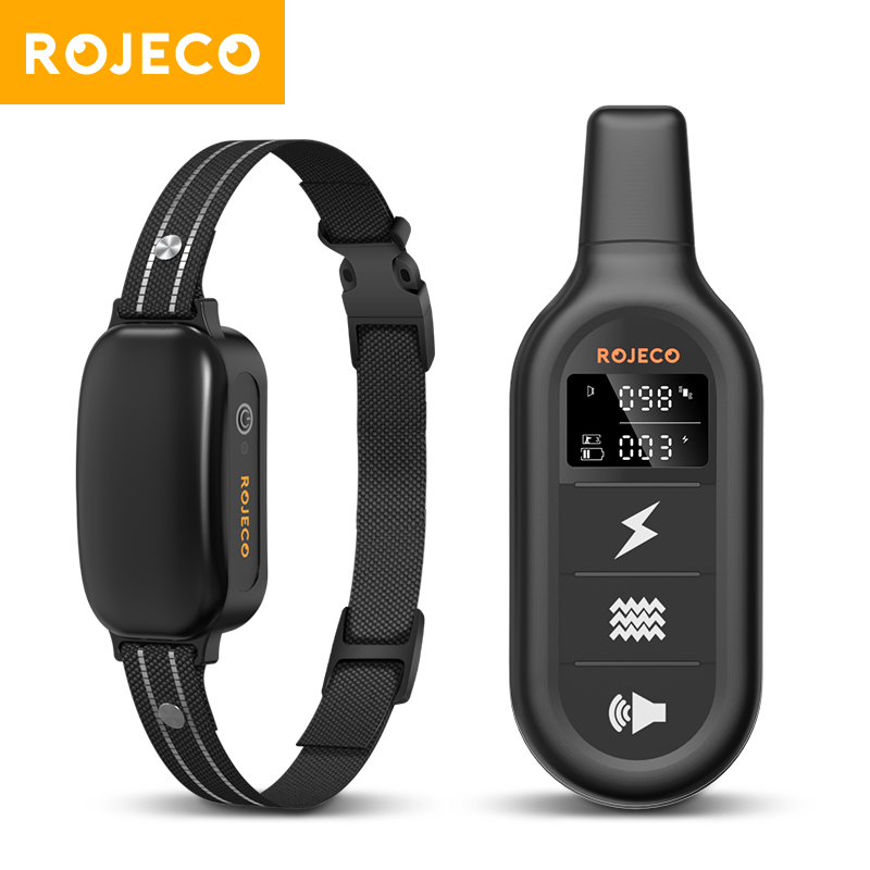 Barking Dog Alarm - ROJECO طوق تدريب الكلاب الكهربائية 3300ft