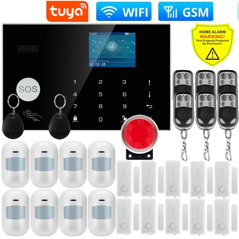 Home Security Zones - نظام إنذار سلكي لاسلكي W7B لأمن