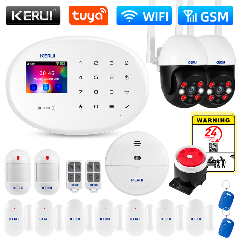 Home Security Diy - KERUI W202 WIFI GSM نظام إنذار