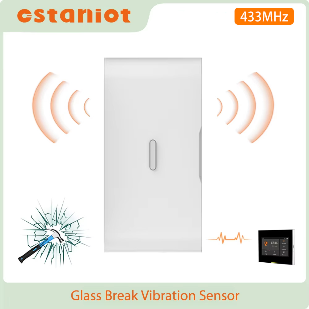 Window Alarm Sensor - مستشعر اهتزاز زجاجي لاسلكي ستانيوت 433