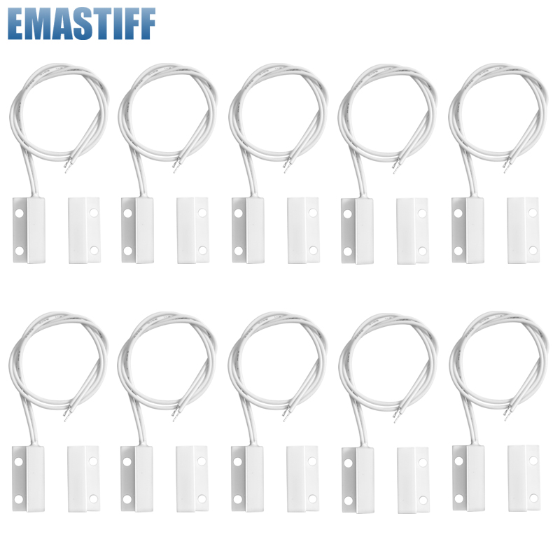 Window Alarm Sensor - 1/2/3/4/5/10/20 قطعة مستشعر مغناطيسي سلكي MC-38