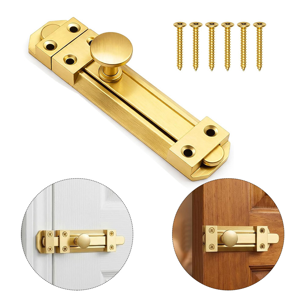 Home Security For Doors - قفل باب منزلق من النحاس الصلب