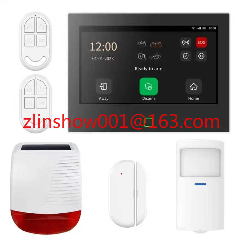 Home Security Zones - شاشة 7 بوصة 4G + WiFi