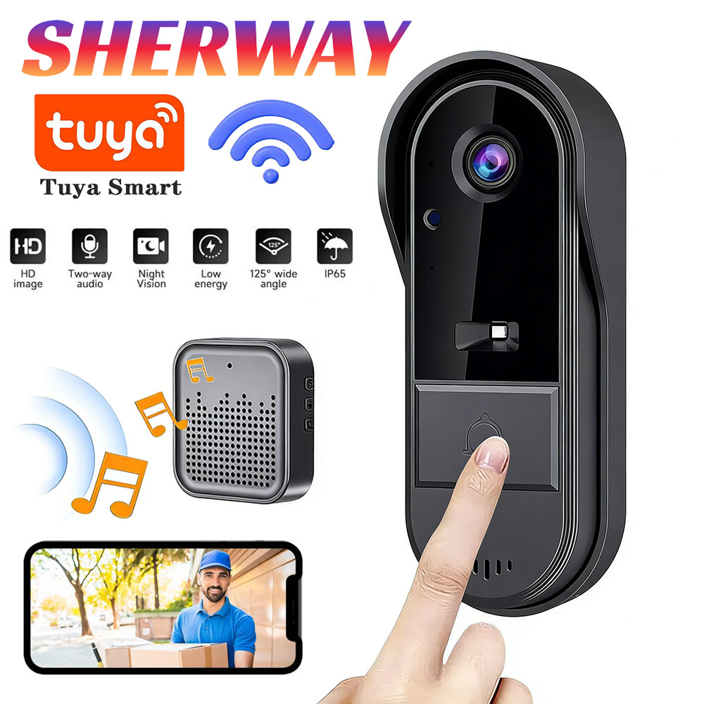 Home Security Bundle - جرس باب ذكي من تويا مع