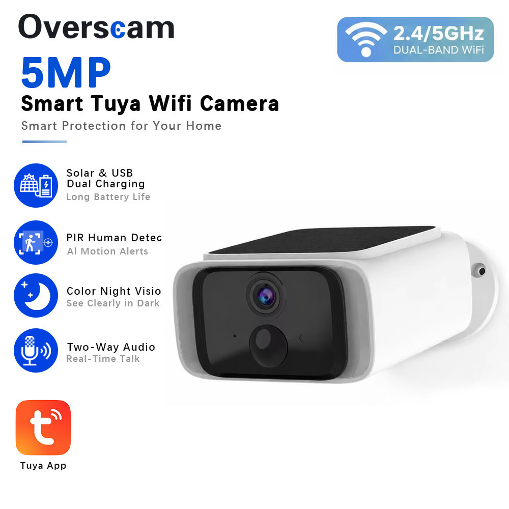 Home Security Diy - كاميرا أمان لاسلكية تعمل بالطاقة الشمسية