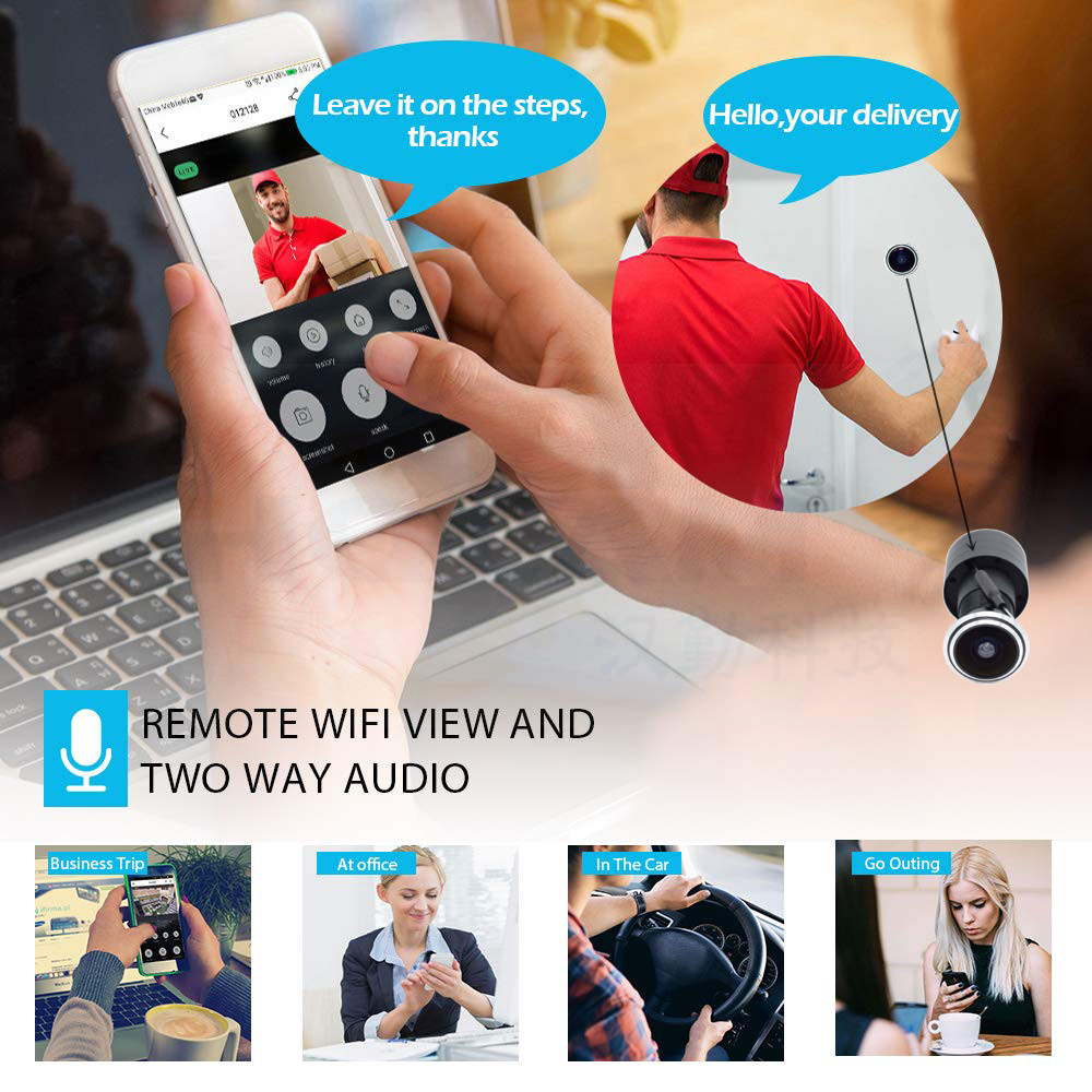5MP باب العين IP POE كاميرا ثق - مراجعة Home Security Diy وسعره
