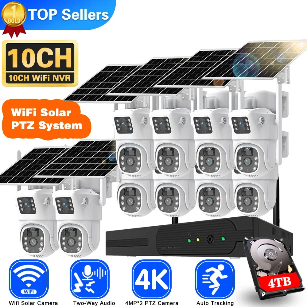 نظام كاميرا CCTV شمسي بعدسة مز - مراجعة Home Security Video Systems وسعره