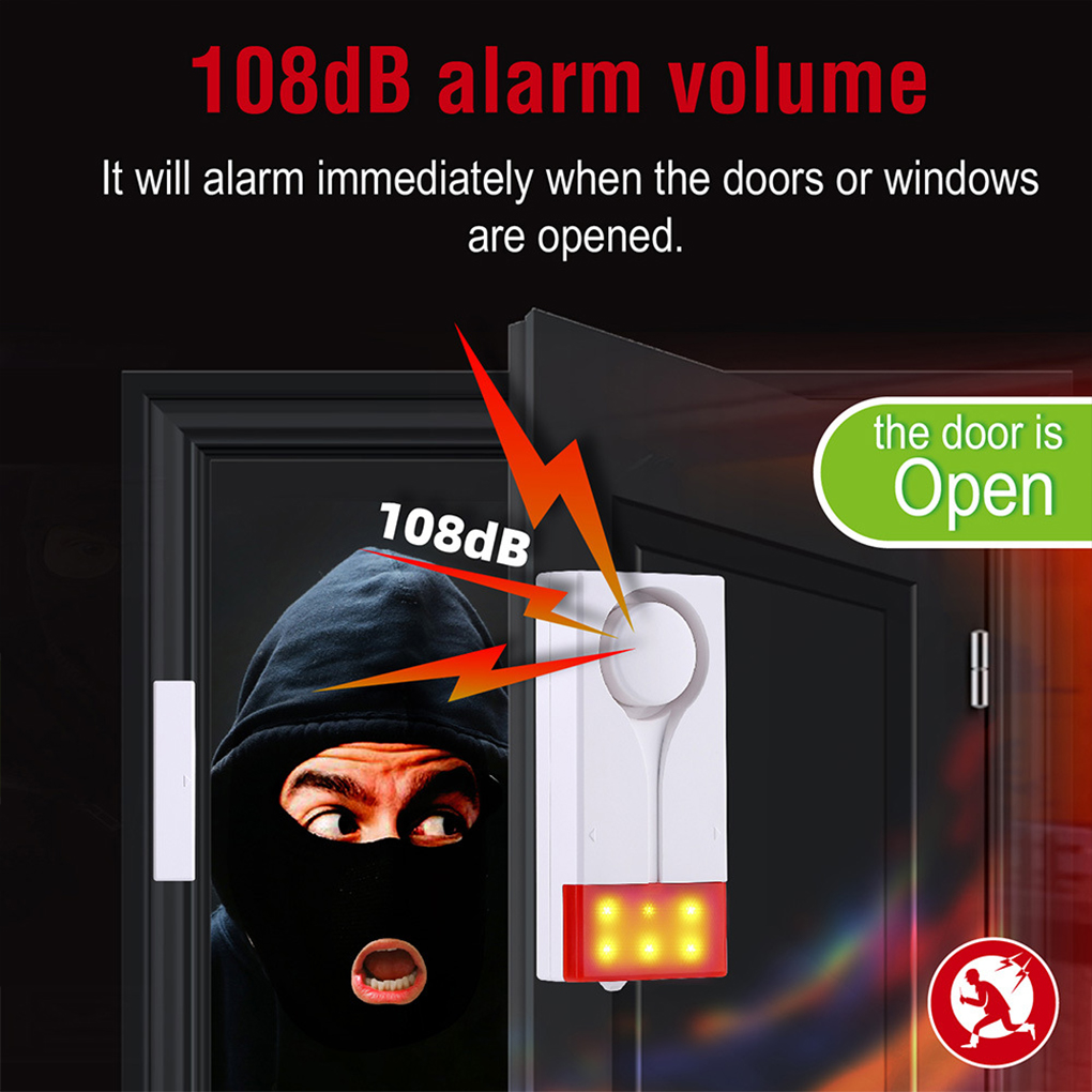 إنذار مضاد للسرقة 110 ديسيبل إ - مراجعة Window Alarm Sensor وسعره
