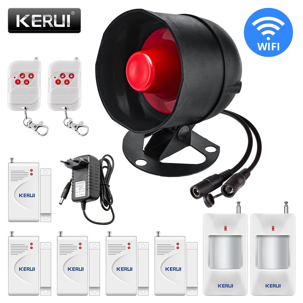 KERUI Tuya Smart WIFI Wireless - مراجعة Home Security Zones وسعره