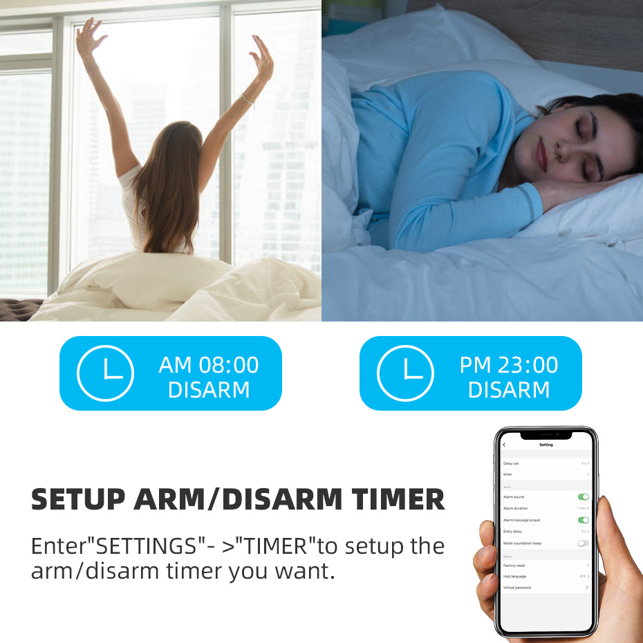 KERUI Tuya Smart WIFI Wireless - مراجعة Home Security Zones وسعره