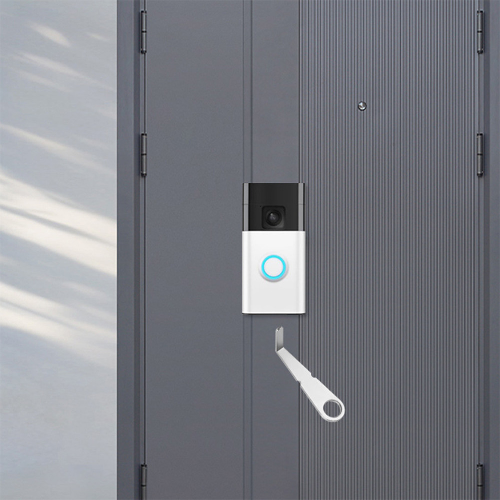 مفتاح فضي لجرس الباب بالفيديو  - مراجعة Home Security Diy وسعره