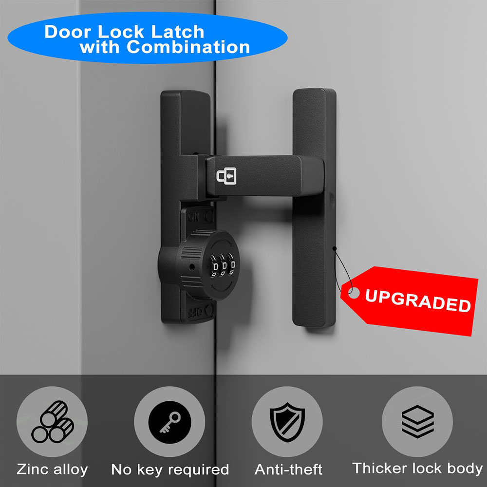 قفل باب الحظيرة الآمن مكون من  - مراجعة Home Security For Doors وسعره