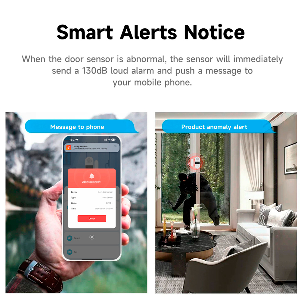 جهاز استشعار لاسلكي للأبواب وا - مراجعة Window Alarm Sensor وسعره