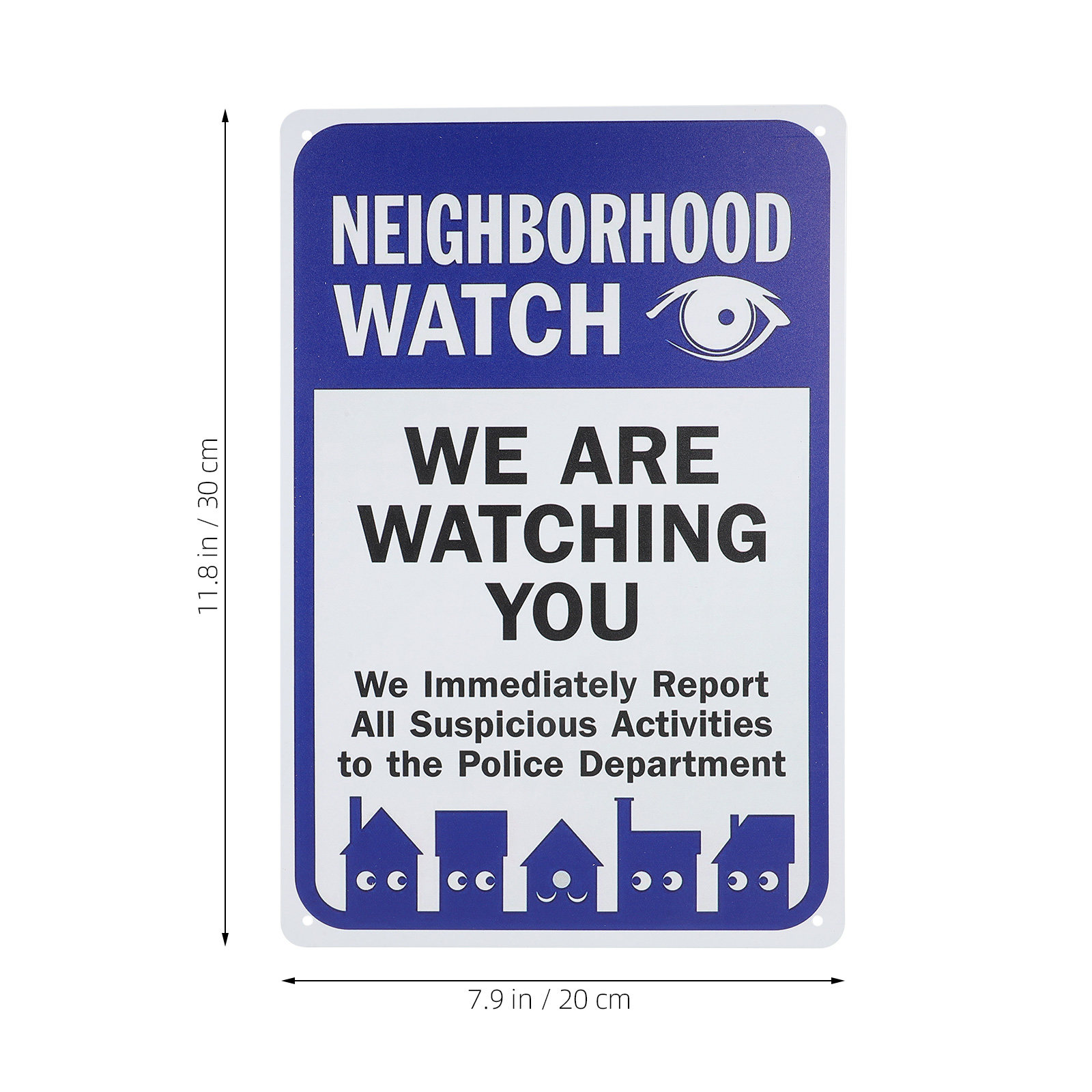 لافتة حائط كلاسيكية تحذيرية بع - مراجعة Home Security Yard Sign وسعره