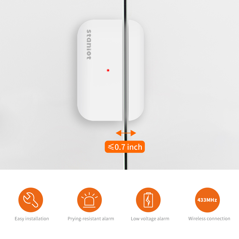 Staniot 5-Year عمر البطارية جه - مراجعة Window Alarm Sensor وسعره