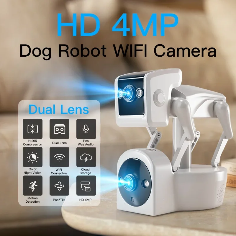 كاميرا 2MP كاميرا IP لاسلكية ك - مراجعة Home Security Robot وسعره