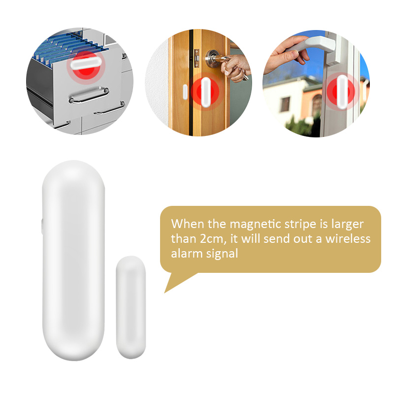 نظام إنذار لاسلكي MD-211R بترد - مراجعة Window Alarm Sensor وسعره