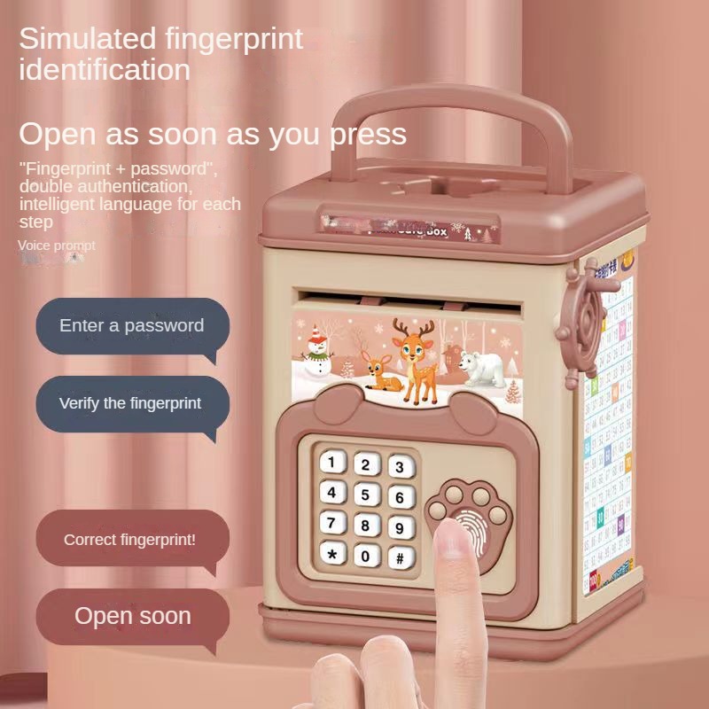 صندوق المال مع بصمة أصبع البنك - مراجعة Home Security Electronics وسعره