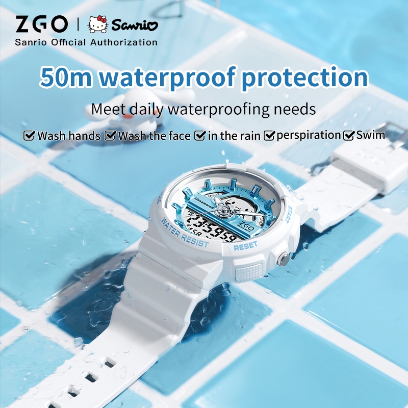 ZGO X Sanrio Cinnamoroll ساعة  - مراجعة Home Security Electronics وسعره