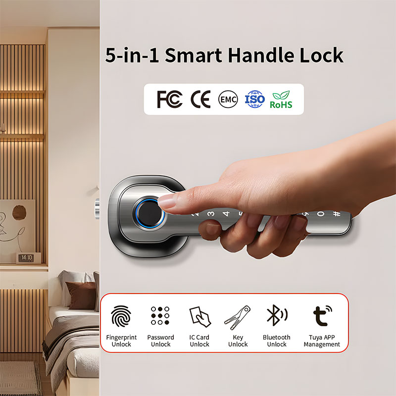 أجهزة أمان منزلية: قفل باب ذكي - مراجعة Home Security Group وسعره