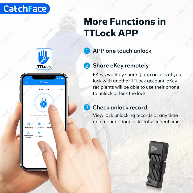 قفل دراجة قابلة للطي مقاوم للم - مراجعة Home Security Electronics وسعره