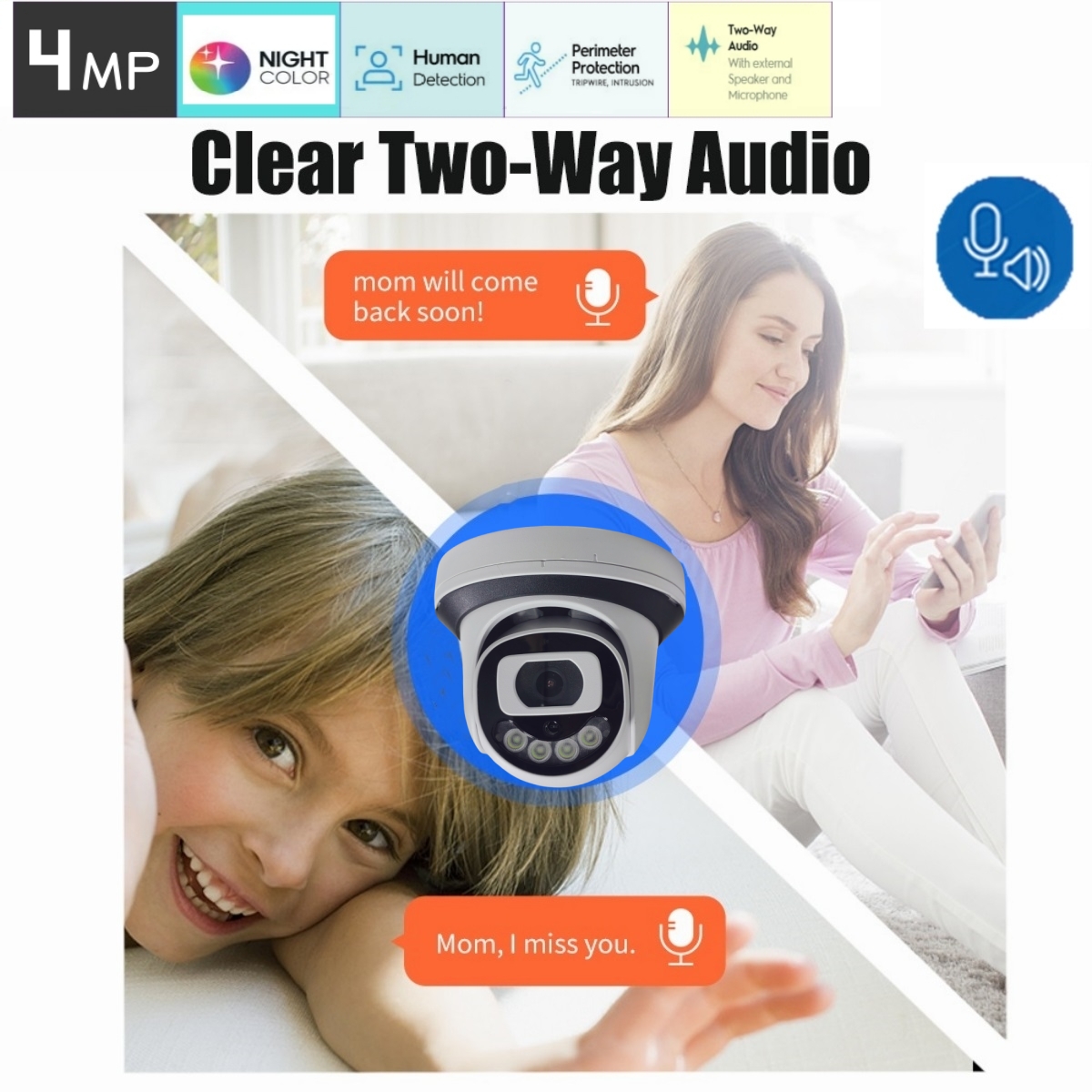 كاميرا أمان واي فاي داخلية بدق - مراجعة Home Security Video Systems وسعره