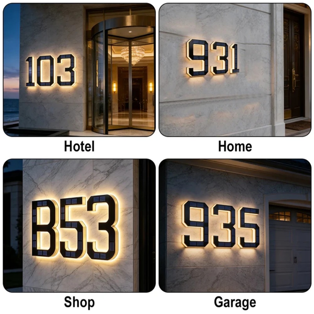 لافتة رقم المنزل بالطاقة الشمس - مراجعة Home Security Yard Sign وسعره