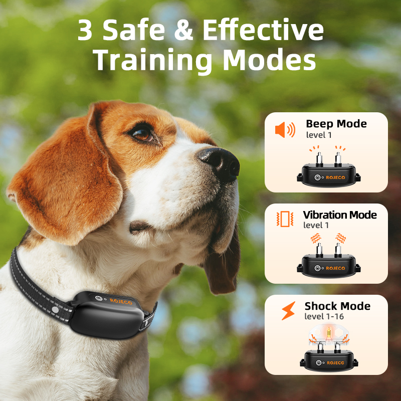 ROJECO طوق تدريب الكلاب الكهرب - مراجعة Barking Dog Alarm وسعره