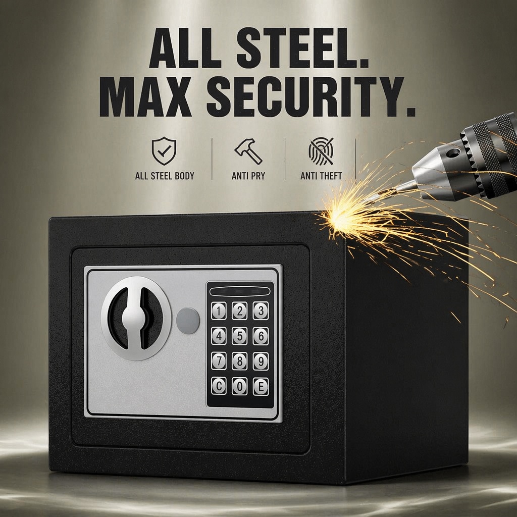 خزنة إلكترونية رقمية من الفولا - مراجعة Home Security Group وسعره