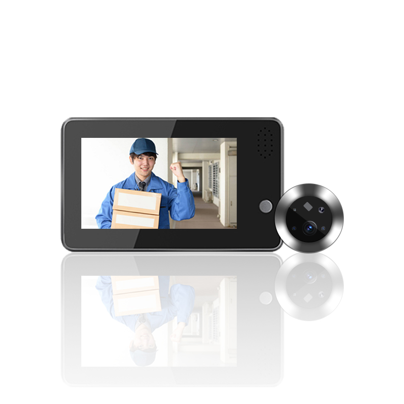 جرس باب ذكي بشاشة 4.3 بوصة يعم - مراجعة Home Security Wireless Camera وسعره