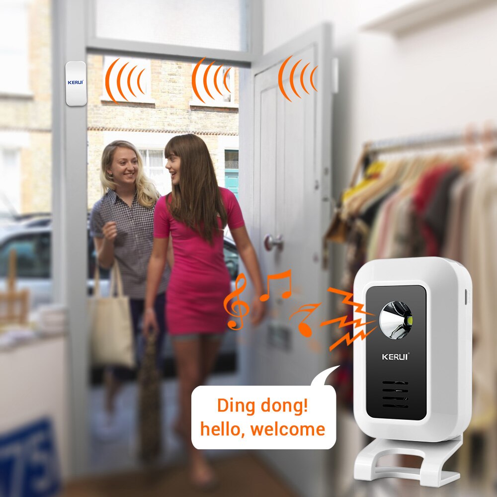 KERUI M7 مرحب بمنبه أمان 32 أغ - مراجعة Window Alarm Sensor وسعره