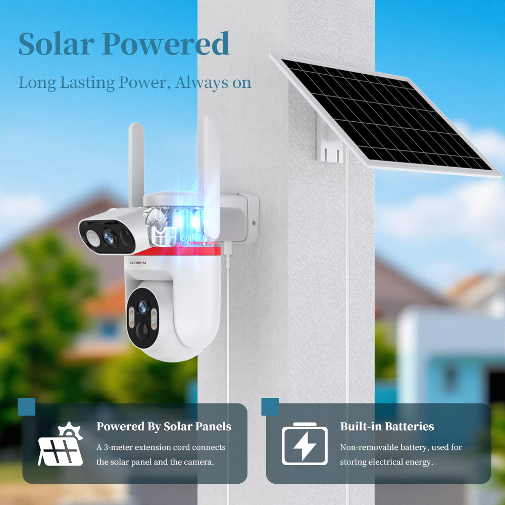 كاميرات أمنية تعمل بالطاقة الش - مراجعة Home Security Zones وسعره