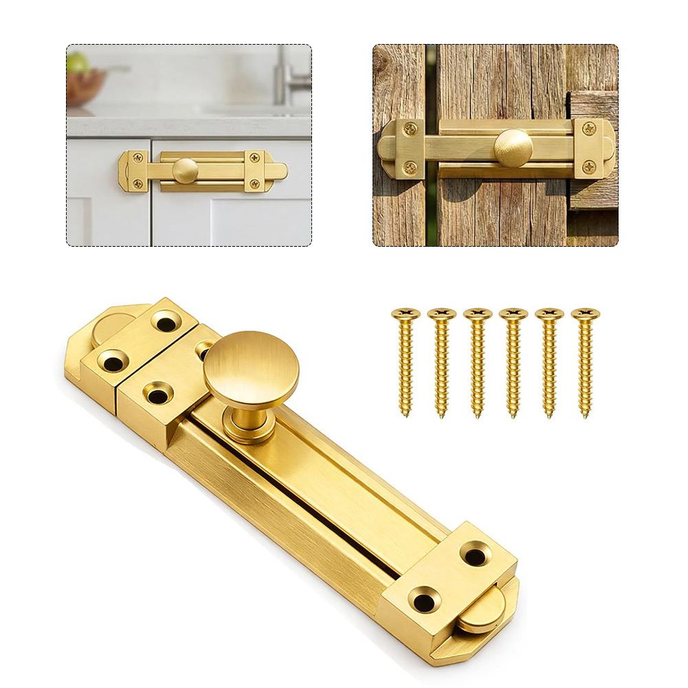 قفل باب منزلق من النحاس الصلب  - مراجعة Home Security For Doors وسعره