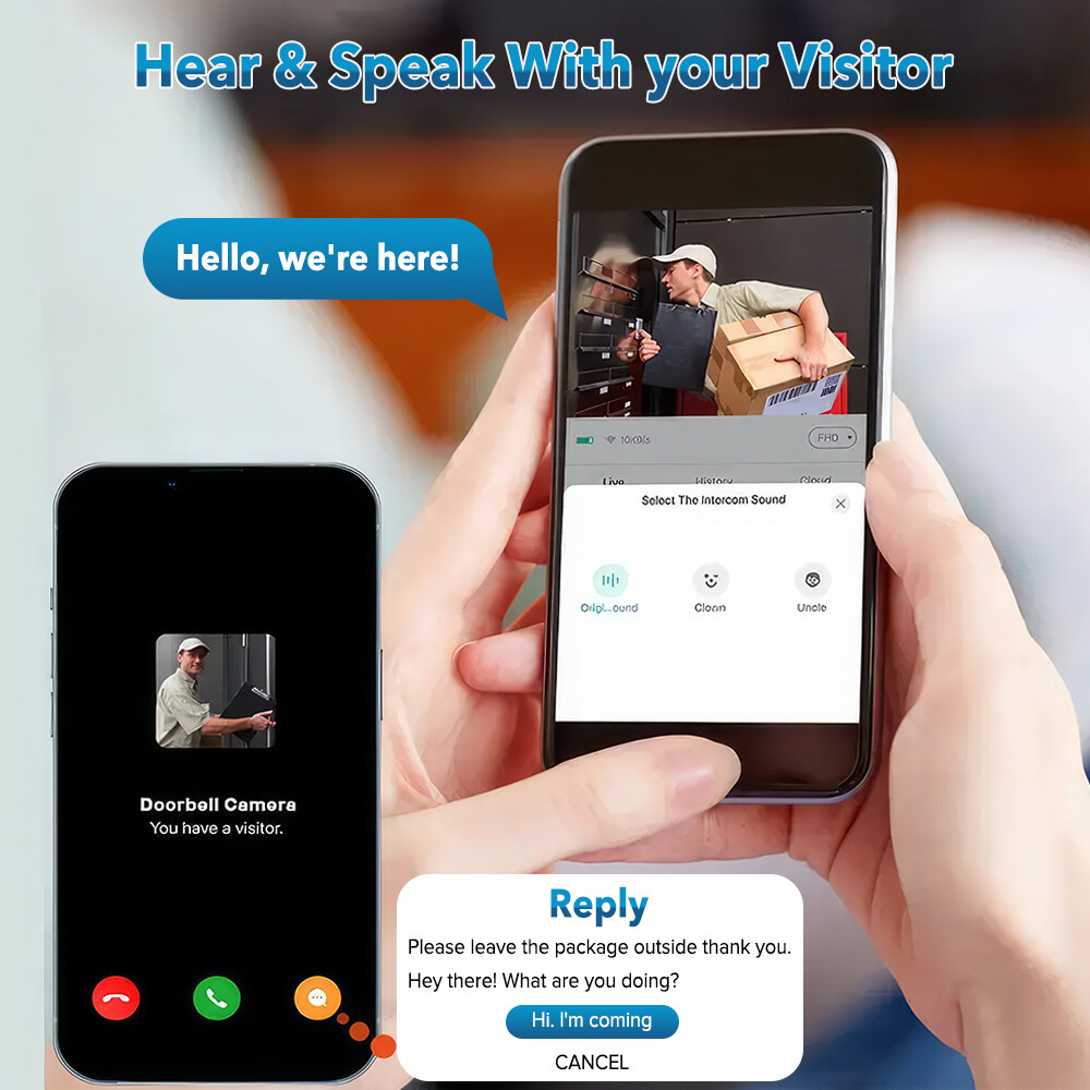 جرس باب ذكي من تويا مع كاميرا  - مراجعة Home Security Bundle وسعره