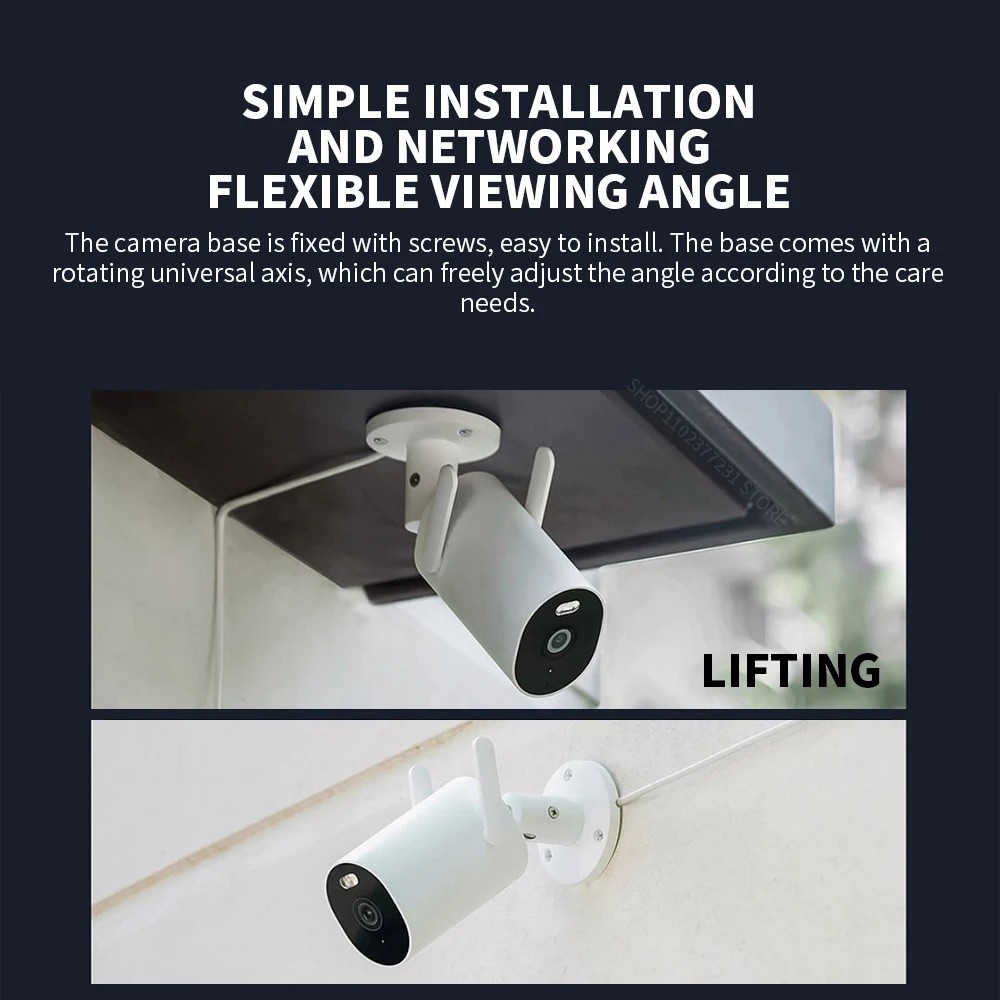 كاميرا شاومي الخارجية AW300 IP - مراجعة Xiaomi Home Security Camera 2K وسعره