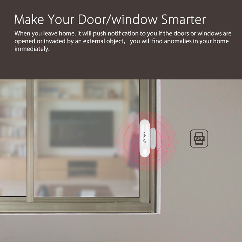 جهاز استشعار ذكي للأبواب والنو - مراجعة Window Alarm Sensor وسعره
