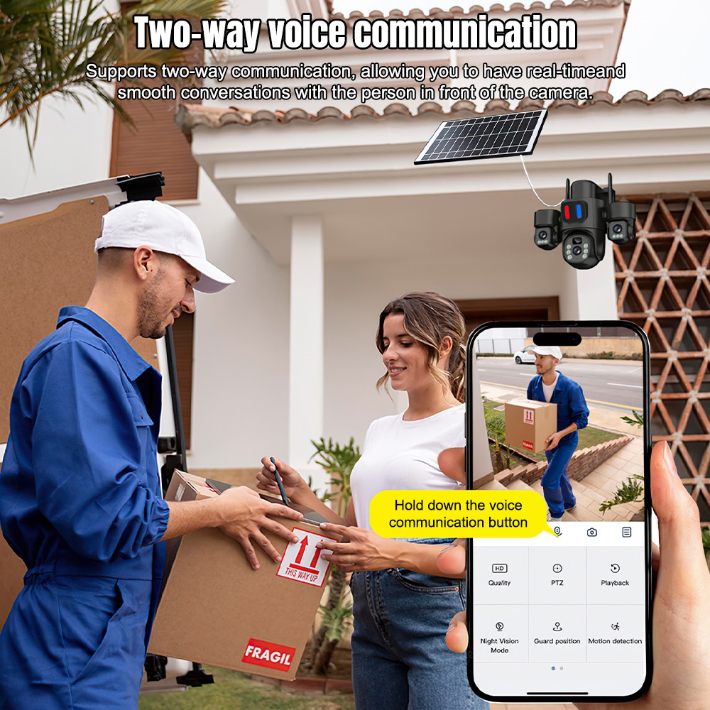 كاميرا مراقبة خارجية تعمل بالط - مراجعة Home Security Wireless Camera وسعره