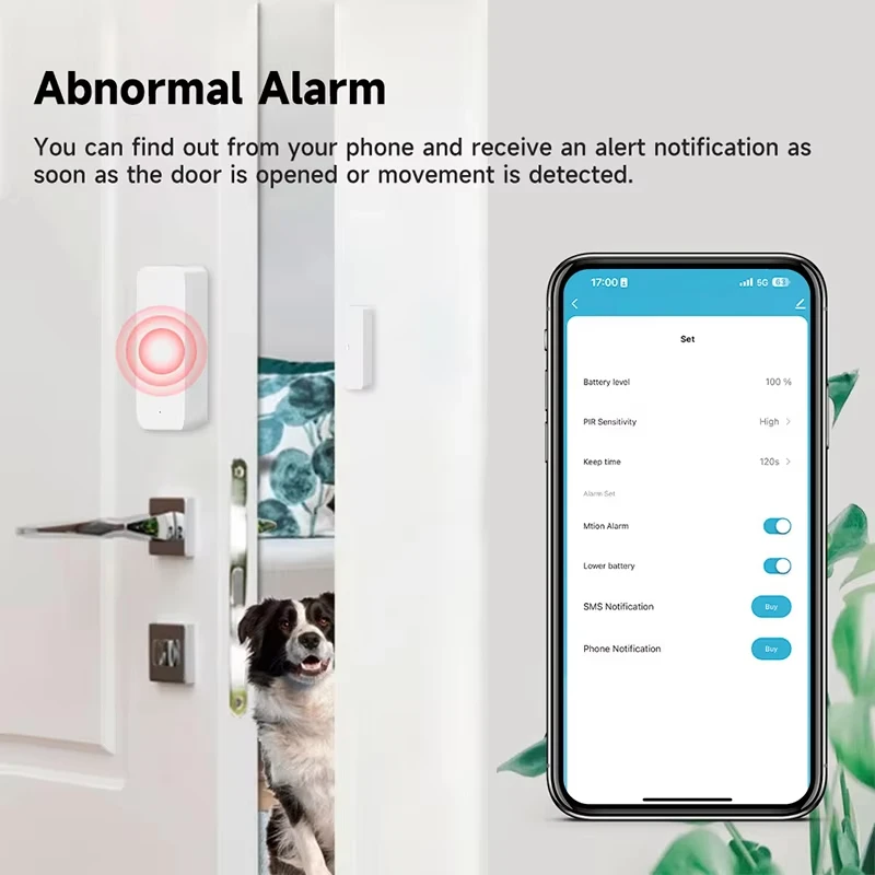 Tuya Zigbee/WiFi مستشعر نافذة  - مراجعة Window Alarm Sensor وسعره