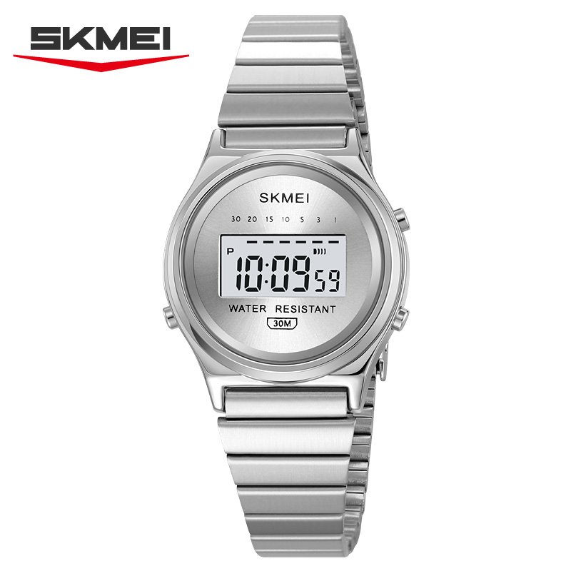 ساعة رقمية نسائية أنيقة SKMEI  - مراجعة Home Security Electronics وسعره