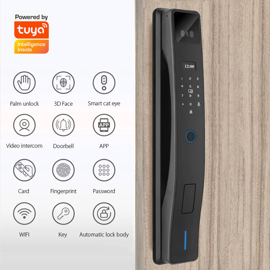 قفل باب إلكتروني ذكي بكلمة مرو - مراجعة Home Security Indoor Cameras وسعره